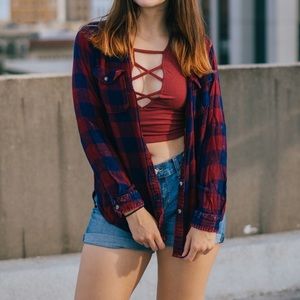 Red/Blue SOFT Flannel